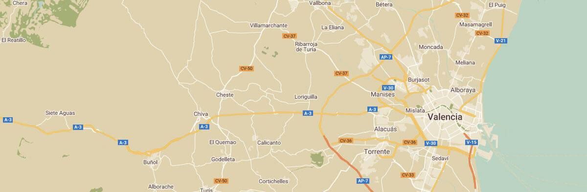 mapa de valencia